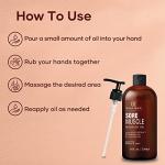 Sore Muscle Relaxing Massage Oil with Essential Oils