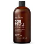 Sore Muscle Relaxing Massage Oil with Essential Oils