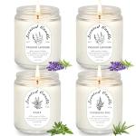 Relaxing Lavender Candle Gift Set - 4 Pack