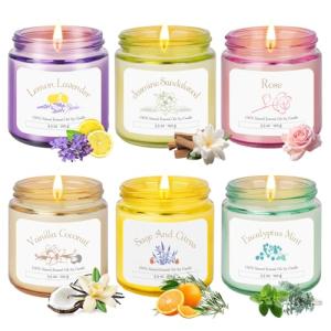 Aromatherapy Candle Gift Set - 6 Pack
