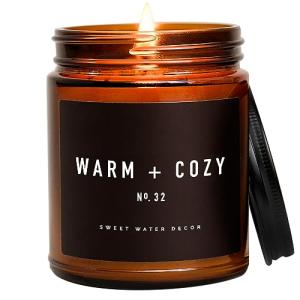 Warm & Cozy Winter Candle: Pine & Citrus Scent