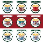 18-Pack Travel-Size Aromatherapy Christmas Candles