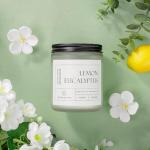 Lemon Eucalyptus Aromatherapy Candle for Relaxation