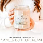 Havenwick Vanilla Buttercream 22-oz Candle for Relaxation
