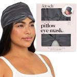 Kitsch Charcoal Black Satin Sleep Mask