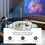 Wireless Heated Eye Massager for Stress Relief