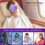 48 Pack Lavender Steam Eye Masks for Relaxation