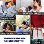 Comfortable Blackout Silk Eye Mask with Strap