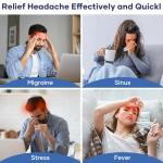Cooling Migraine Relief Cap for Headaches and Tension