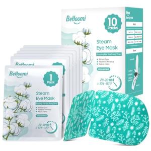 BeHoomi Heated Eye Masks – Relaxation Pack of 10