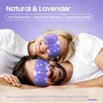BeHoomi 20 Packs Lavender Steam Eye Masks