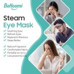 BeHoomi Heated Eye Masks – Relaxation Pack of 10
