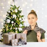 Heated Herbal Neck and Shoulder Therapy Wrap