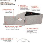 Calming Heat Neck Wrap with Massage & Copper