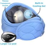 CoolCura GO Ice Therapy Neck Wrap for Relaxation