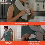 Calming Heat Neck Wrap with Massage & Copper