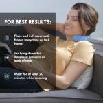 CoolCura GO Ice Therapy Neck Wrap for Relaxation