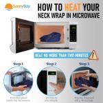 SunnyBay Microwavable Neck and Shoulder Heating Pad