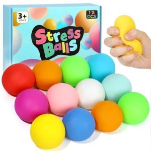 12-Pack Stress Balls for Adults and Kids