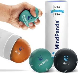 Triple Density Stress Balls for Relaxation and Therapy