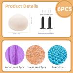 Chicooan 6 Pack Stress Relief Squishy Balls