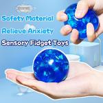 Glittery Blue Stress Balls for Ultimate Relaxation