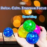 Glittery Blue Stress Balls for Ultimate Relaxation