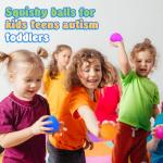 18 Pack Stress Relief Squishy Fidget Balls