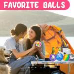 4 Pack Squishy Stress Balls for Instant Relief