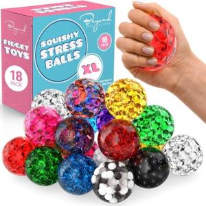 18 Pack Stress Balls for Adults - Anxiety Relief