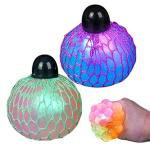 LED Glitter Squeeze Grape Stress Balls - Pack of 2