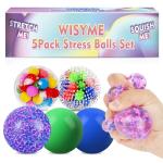 5-Pack Stress Relief Squishy Balls for Adults