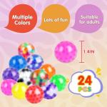 24 Pack Stress Relief Squishy Squeeze Balls