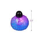 LED Glitter Squeeze Grape Stress Balls - Pack of 2