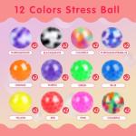 24 Pack Stress Relief Squishy Squeeze Balls