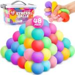 48 Pack Stress Balls for Anxiety Relief Fun