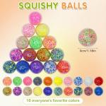 30 Pack Squishy Balls for Stress Relief