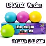 Color Changing Stress Balls - 4 Pack Set