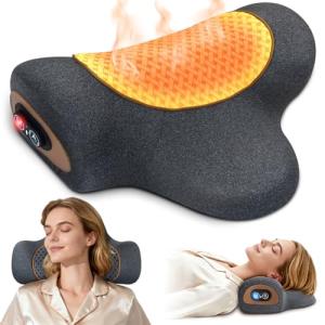 Rechargeable 3-in-1 Neck Massager with Heat & Vibration