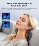 Adjustable Neck Massager with Heat and Vibration