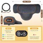 Rechargeable 3-in-1 Neck Massager with Heat & Vibration