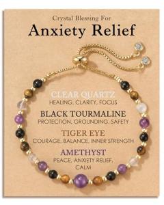 Stress Relief Beaded Bracelet for Women