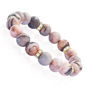 Calming Rose Quartz Healing Bracelet for Anxiety