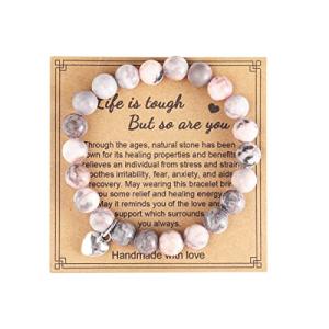 Relaxing Natural Stone Healing Bracelets for Stress Relief