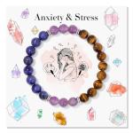 Natural Healing Crystal Bracelet for Anxiety Relief