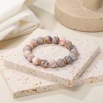 Calming Rose Quartz Healing Bracelet for Anxiety