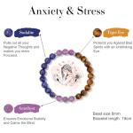Natural Healing Crystal Bracelet for Anxiety Relief