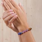 Natural Healing Crystal Bracelet for Anxiety Relief