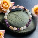 Healing Stone Bracelet for Stress Relief and Calm