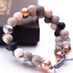 Lava Beaded Bracelet for Stress Relief and Calm